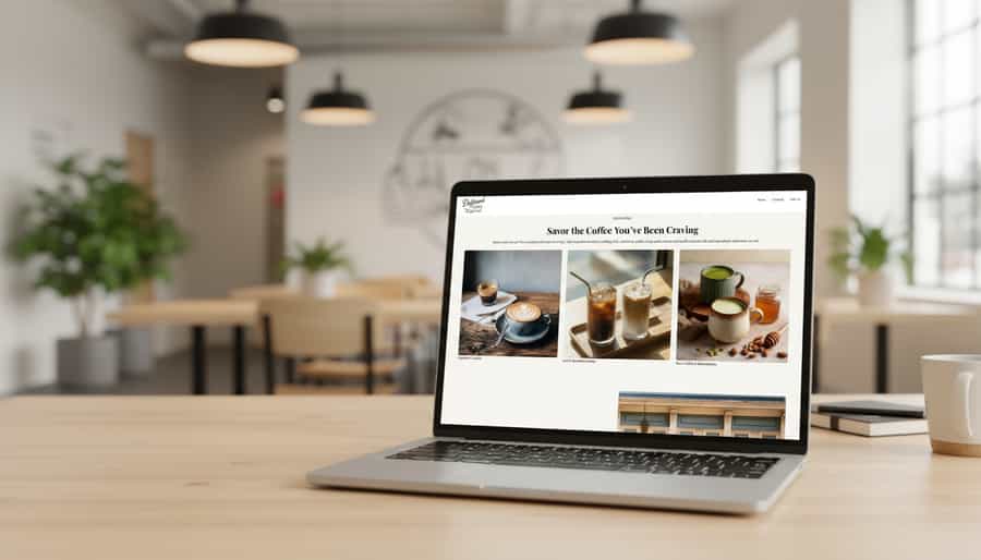 StoryPress website on laptop showing CMS editor